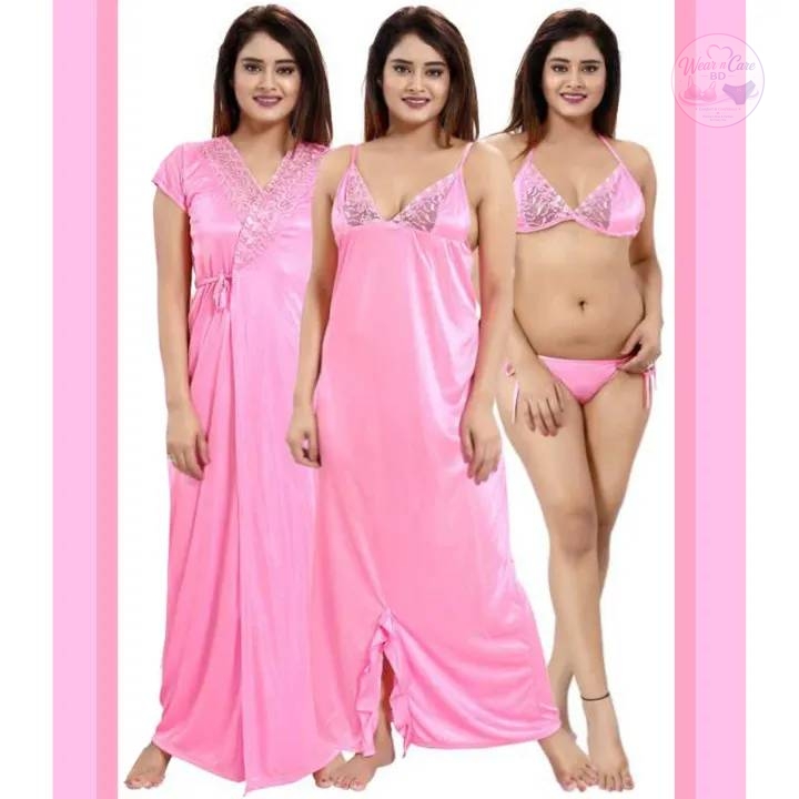 ৪ পিস নাইট ড্রেস সেট